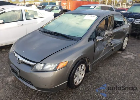 2007 Honda Civic Lx from USA, damaged, VIN 1HGFA16537L029616